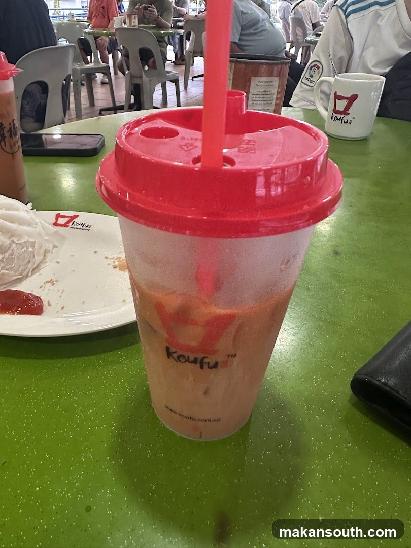 Koufu Drink and Food at Restaurant Table