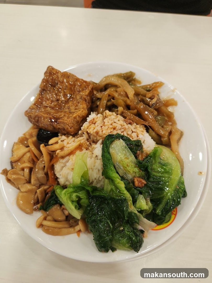 Rice Bowl with Tofu and Vegetables