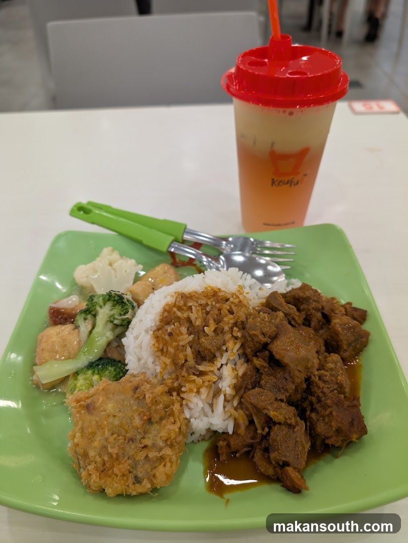 Food Plate with Drink