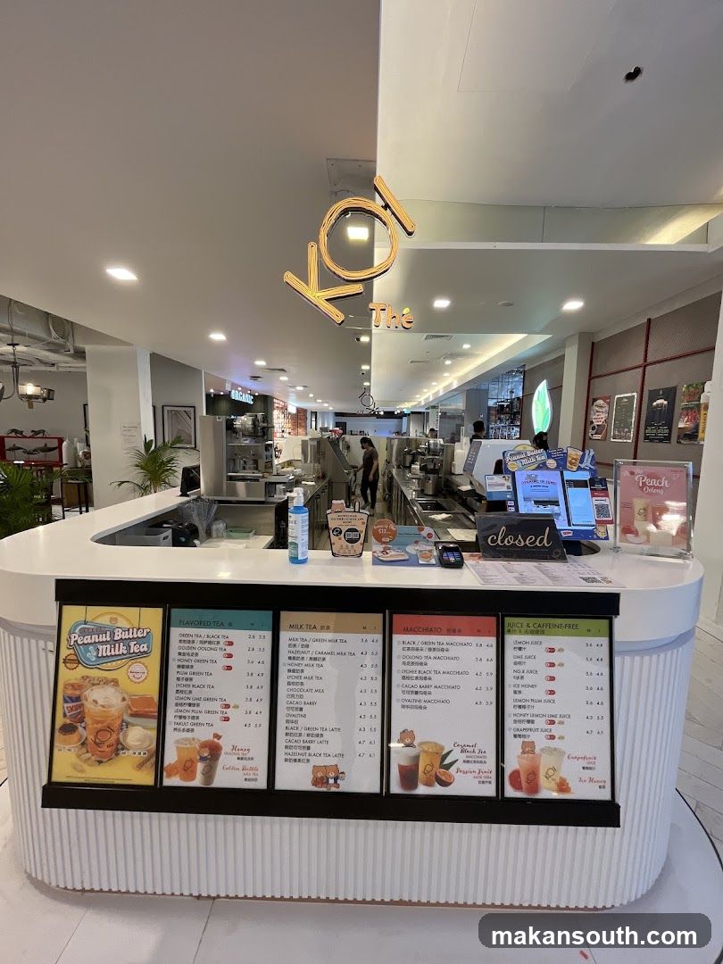 Koi The Milk Tea Counter Interior
