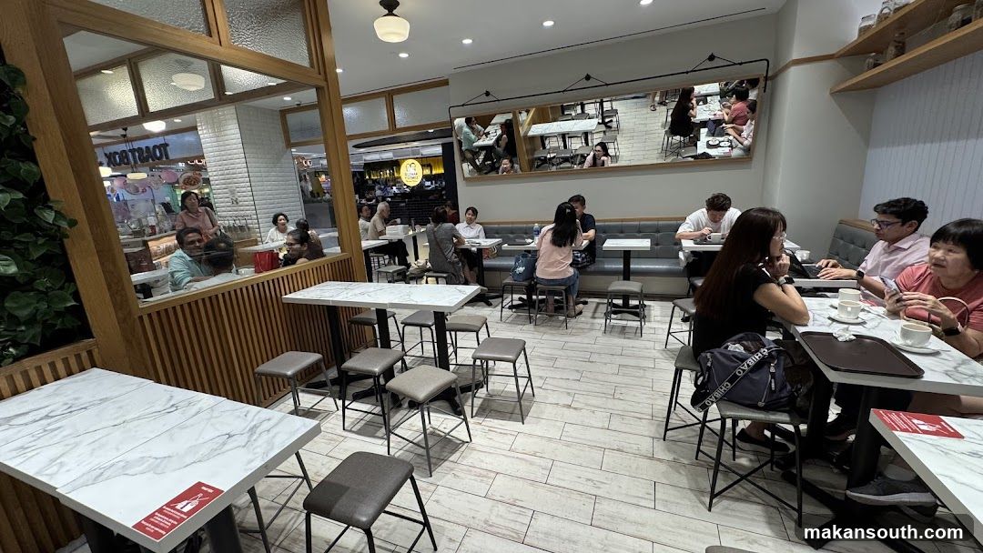 Dining Interior with Patrons