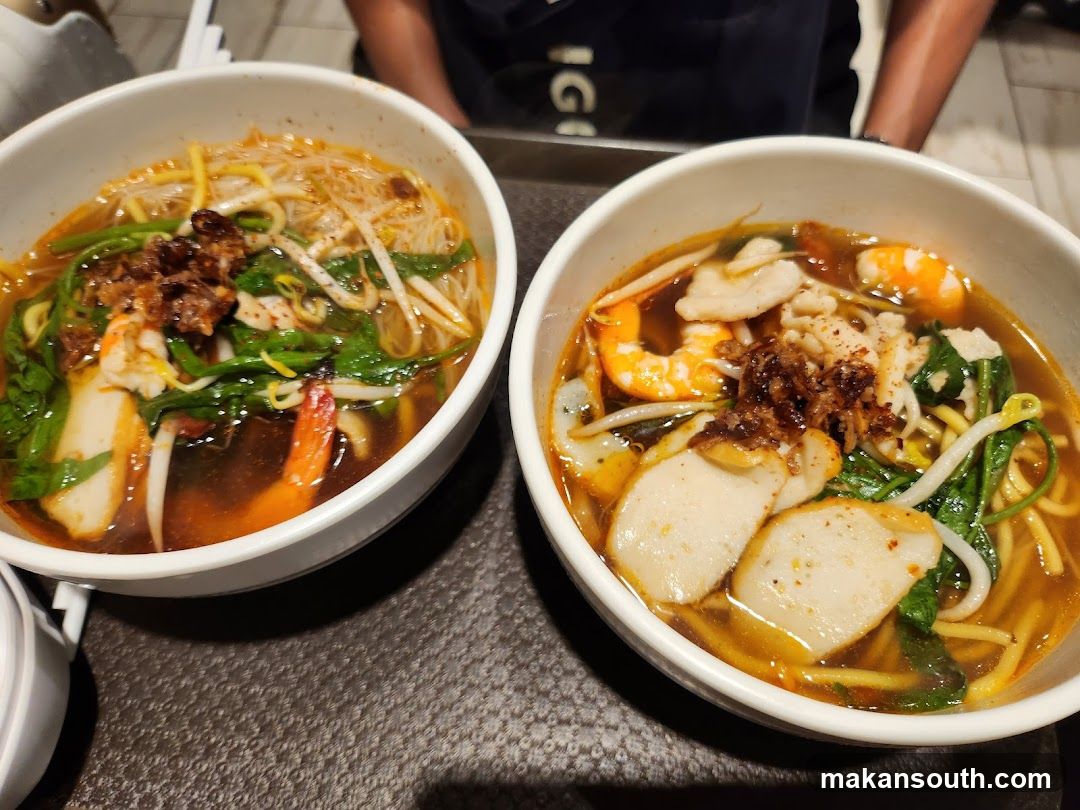 Two Bowls of Noodle Soup