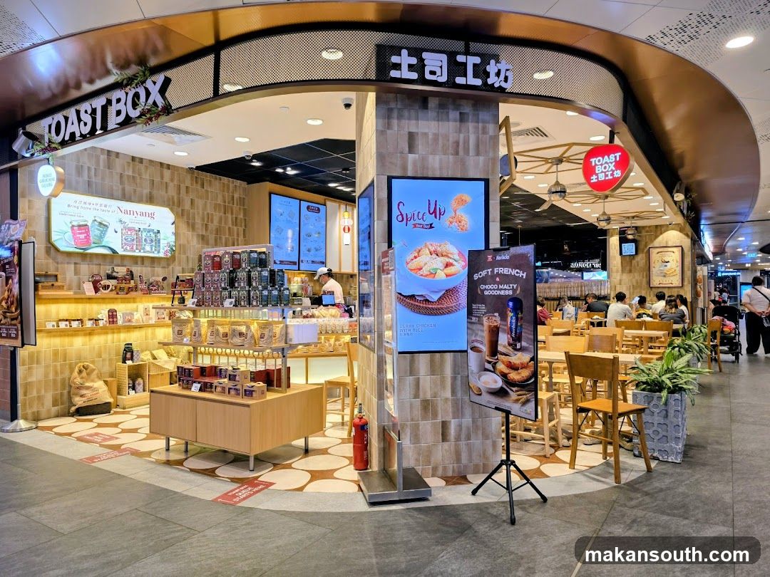 Toast Box Storefront Interior View
