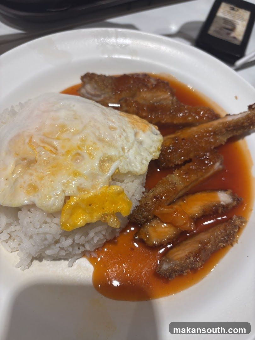 Fried Chicken Rice Bowl with Egg