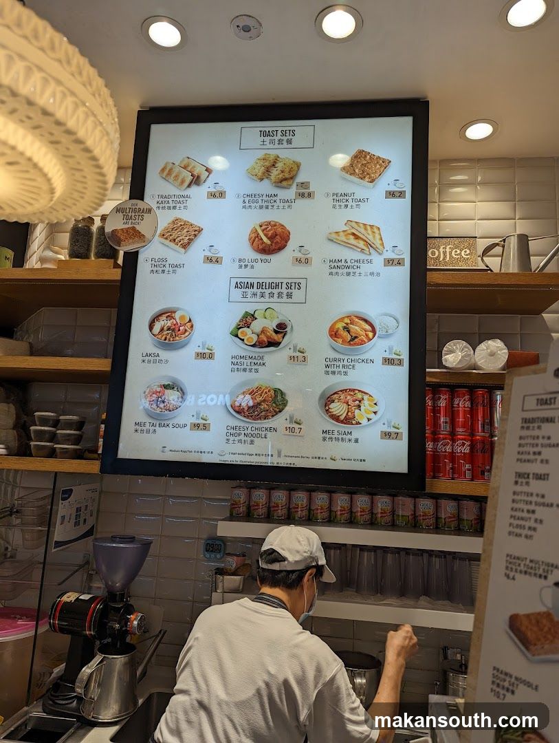 Toasted Toast Menu Board
