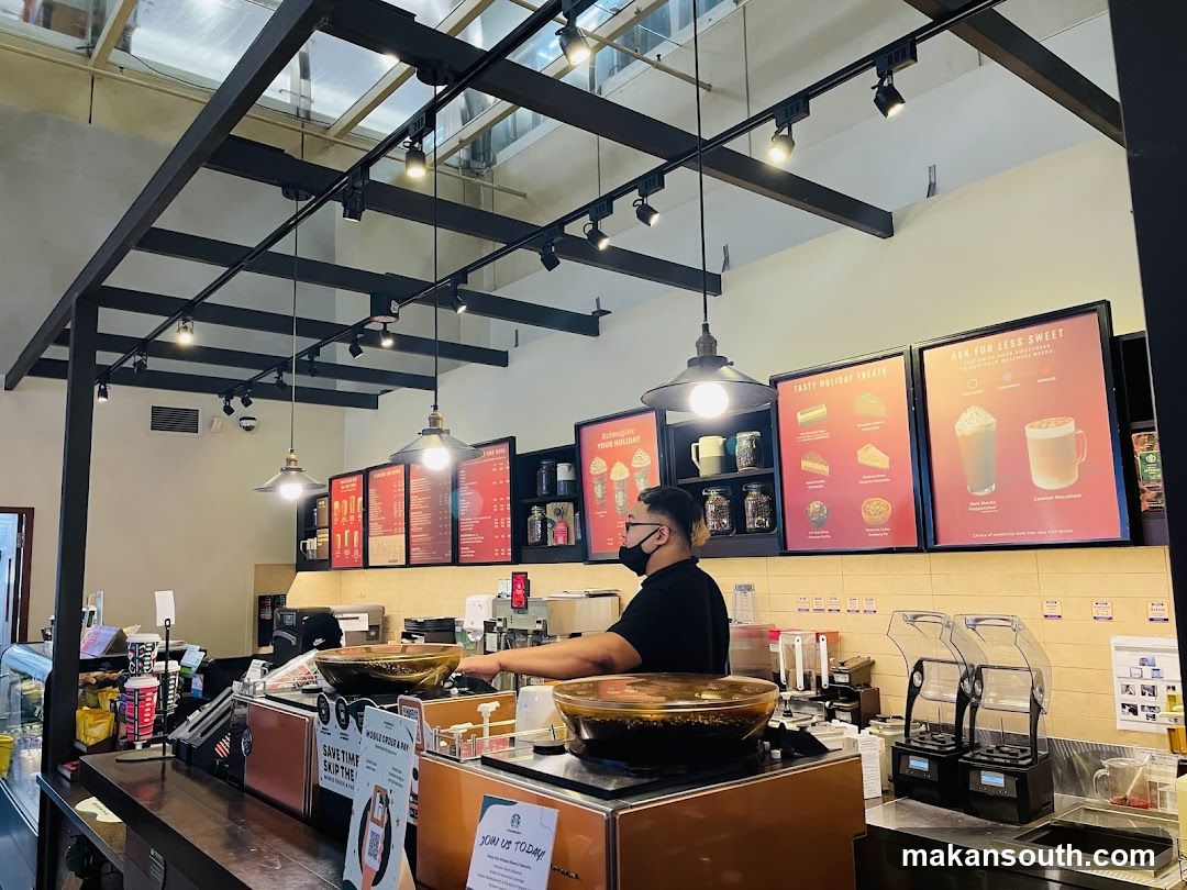 Coffee Shop Interior with Barista