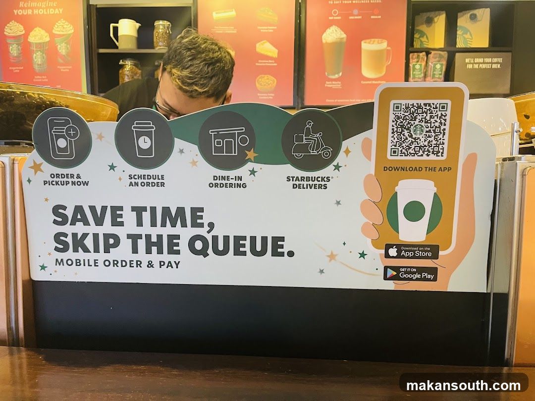 Starbucks Mobile Order & Pay Signage