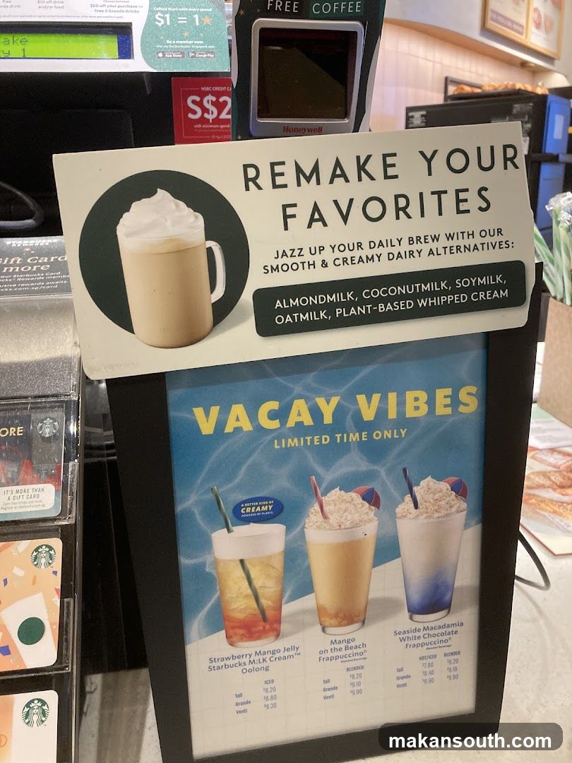 Starbucks Dairy Alternatives and Limited Time Offer