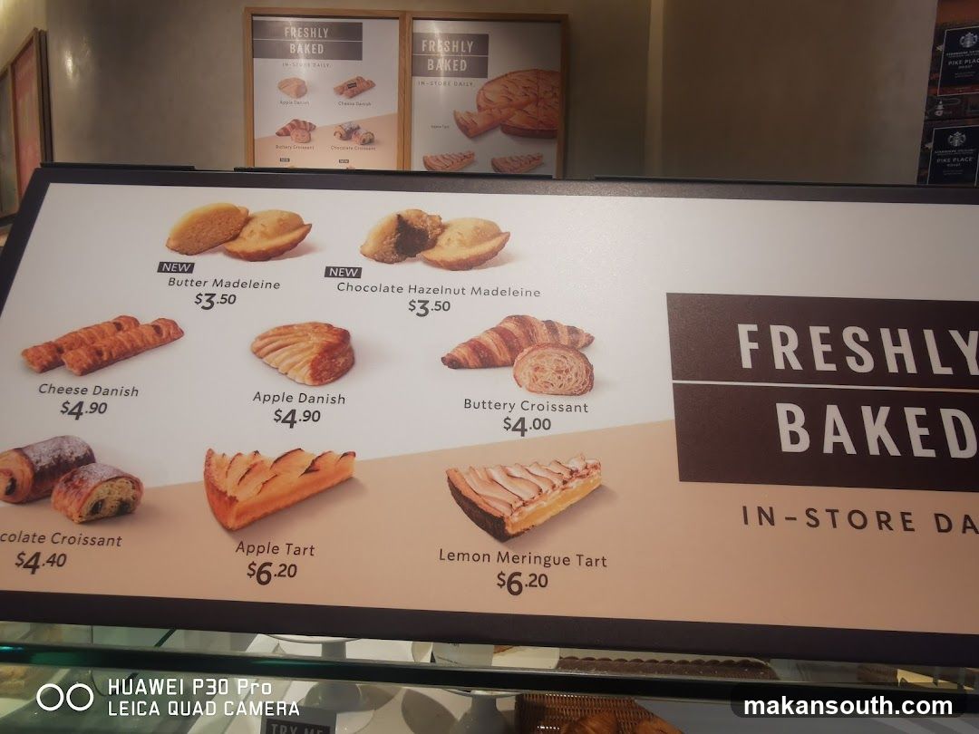 Freshly Baked Display Menu