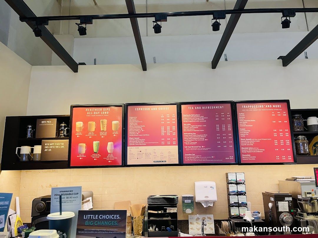 Starbucks Interior Counter View