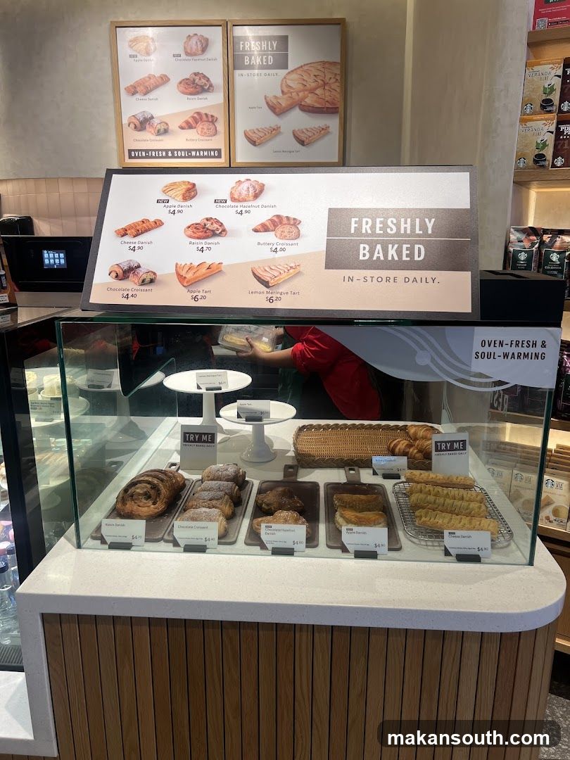 Freshly Baked Pastry Display