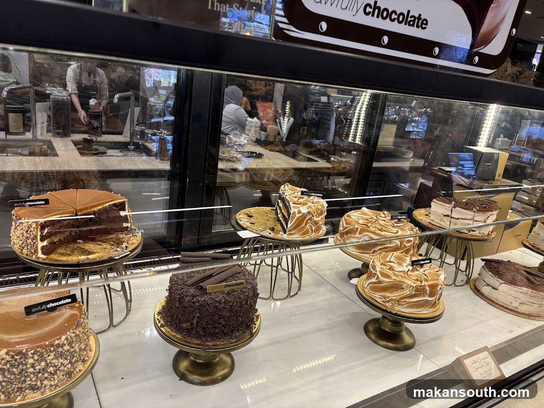 Chocolate Cakes Display