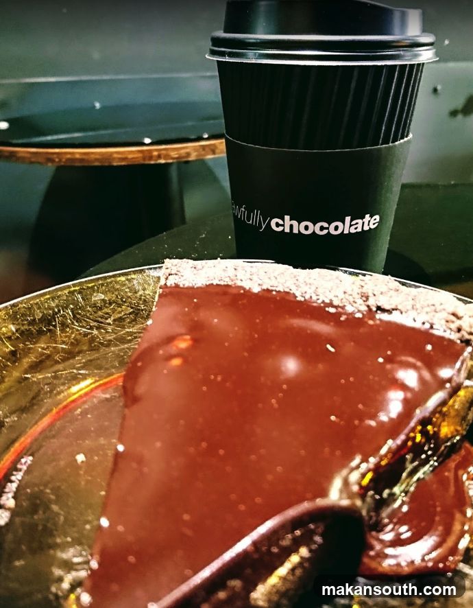 Chocolate Dessert and Coffee Cup