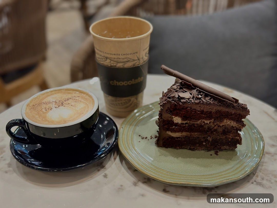 Chocolate Cake and Coffee