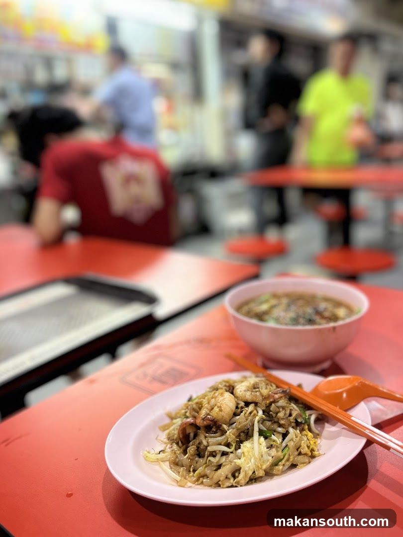 Food at a canteen or hawker center