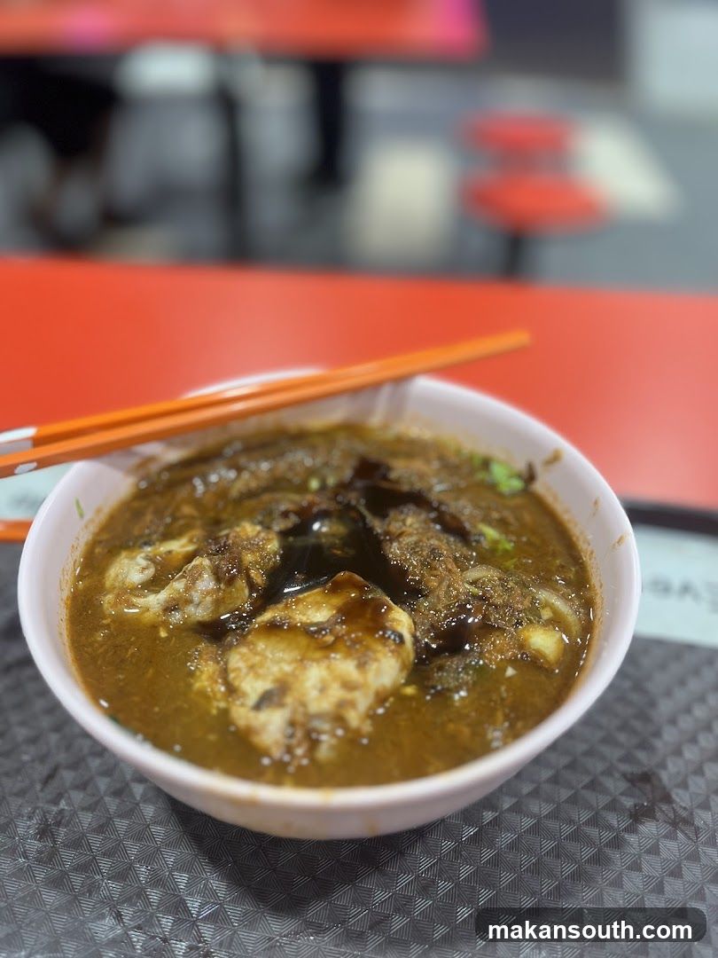 Bowl of Noodle Soup with Chopsticks