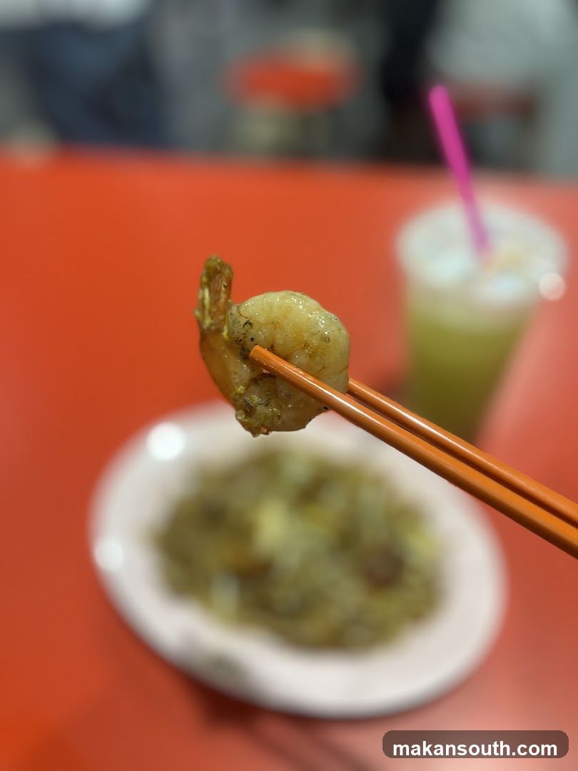 Shrimp with Chopsticks