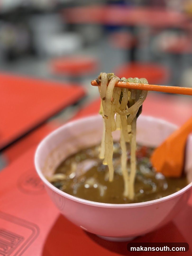 Noodle Bowl with Chopsticks