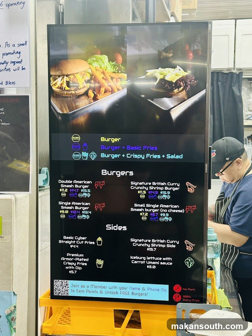 Burger Menu Board