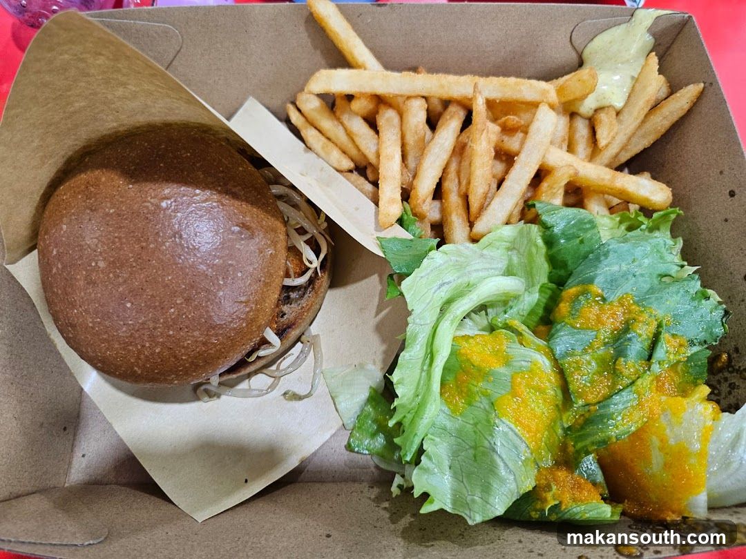 Burger and Fries Meal