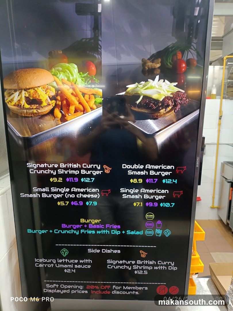 Burger Menu Board