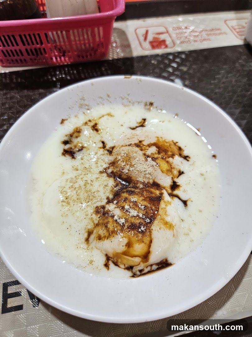 Egg Dish with Sauce and Seasoning