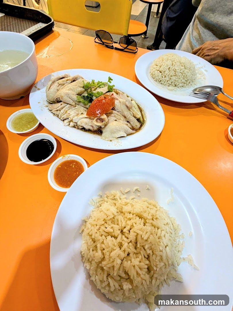 Hainanese Chicken Rice Meal