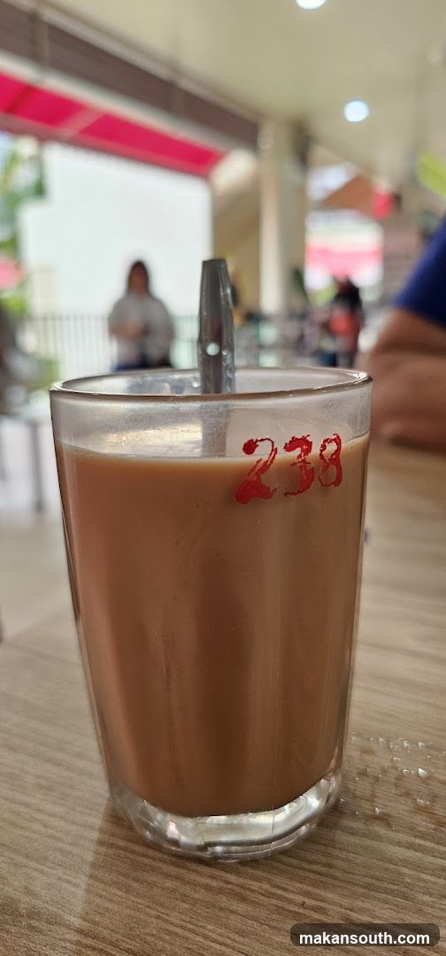Tea drink at counter