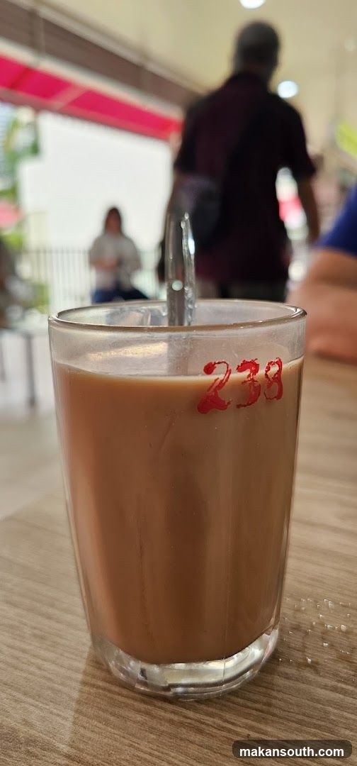 Cup of tea on table