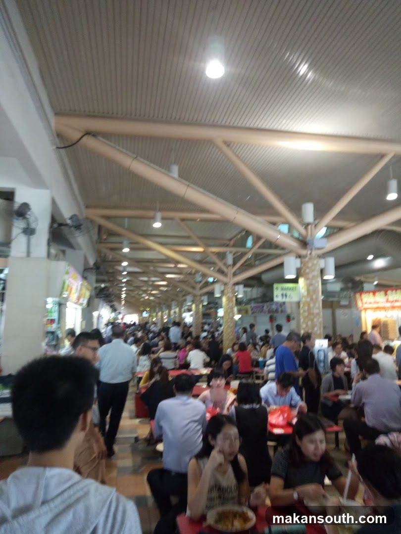 Crowded Food Court Interior