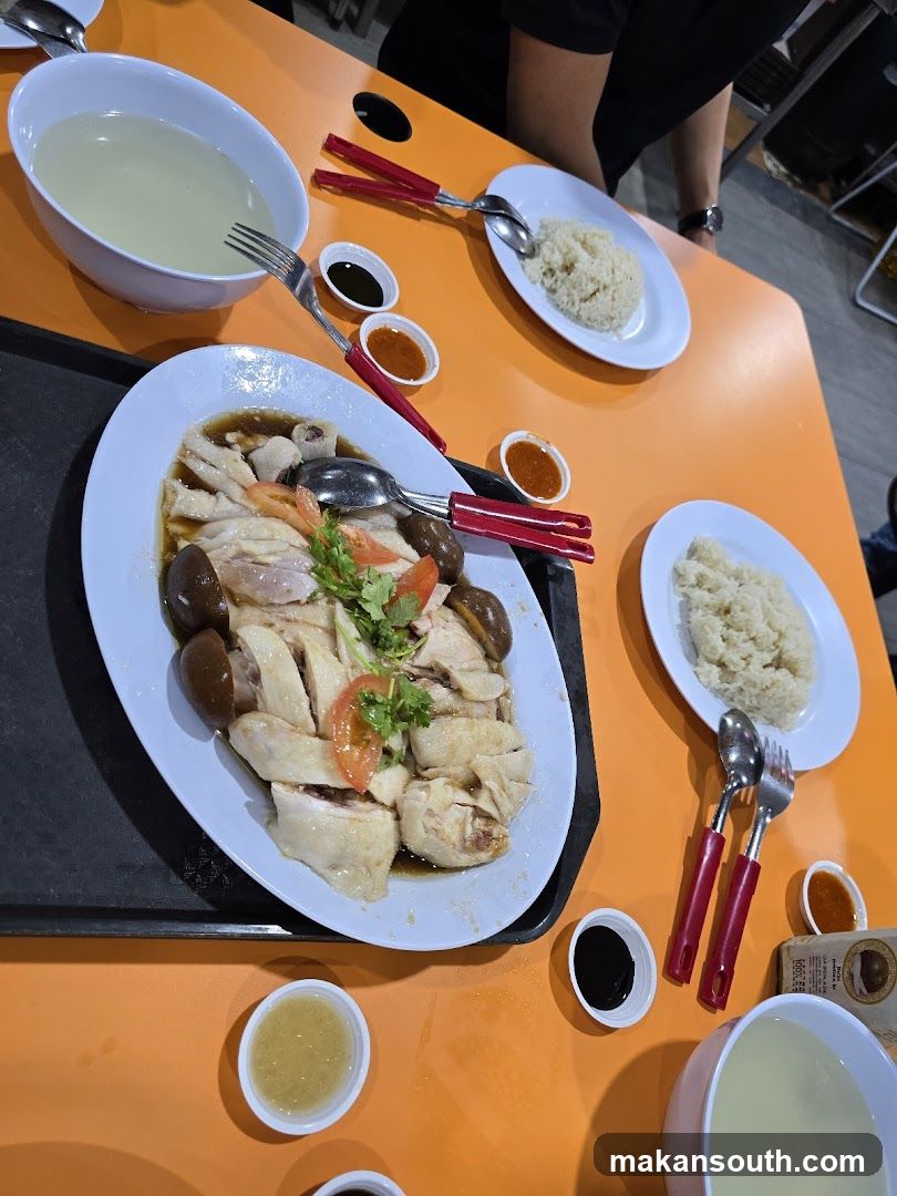 Hainanese Chicken Rice Meal