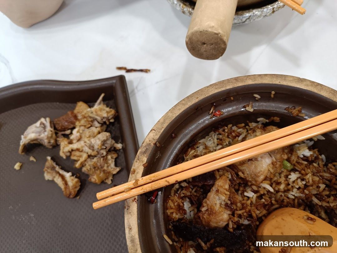 Clay Pot Rice with Chopsticks