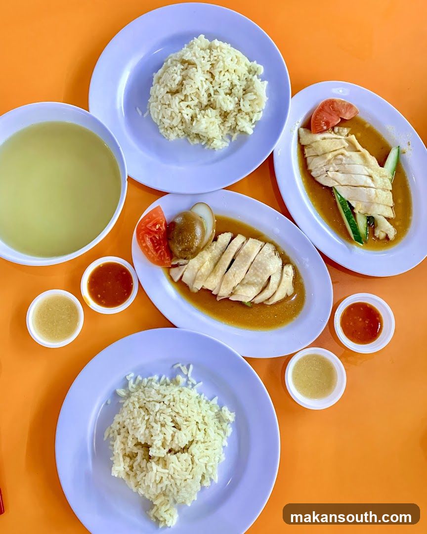 Hainanese Chicken Rice Meal