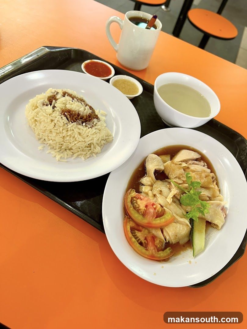 Hainanese Chicken Rice Meal