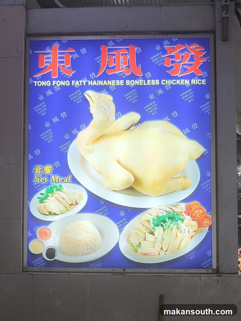 Hainanese Chicken Rice Advertisement