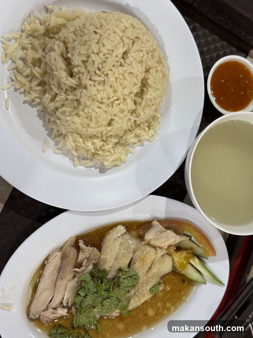 Hainanese Chicken Rice Meal
