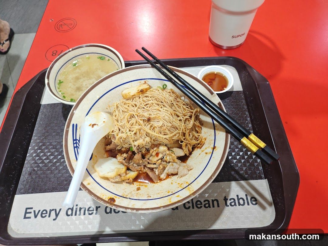 Noodle Meal on Tray