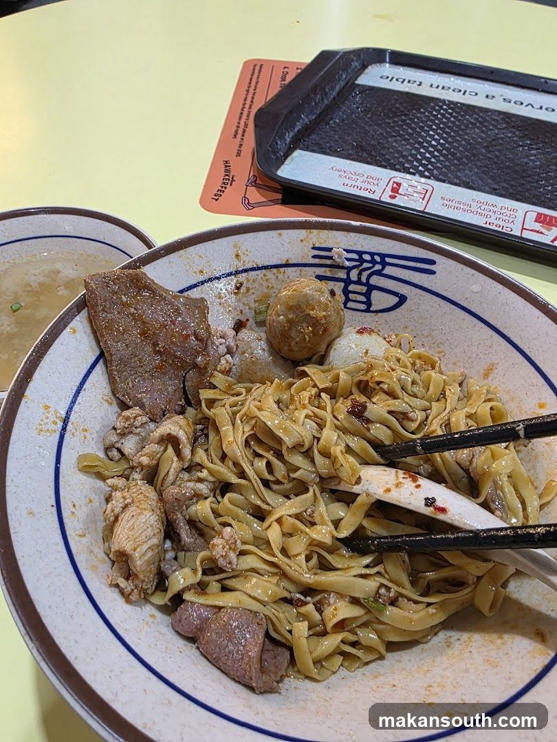 Noodle Bowl with Chopsticks