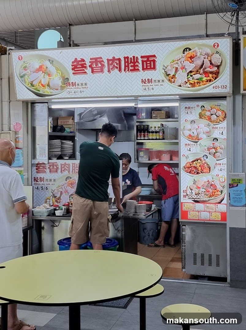 Food Stall Interior View