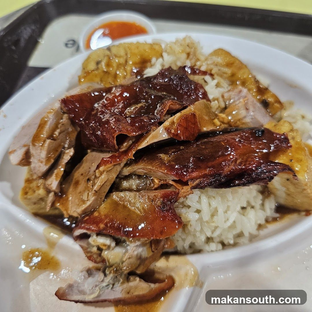 Roasted Chicken Rice Plate