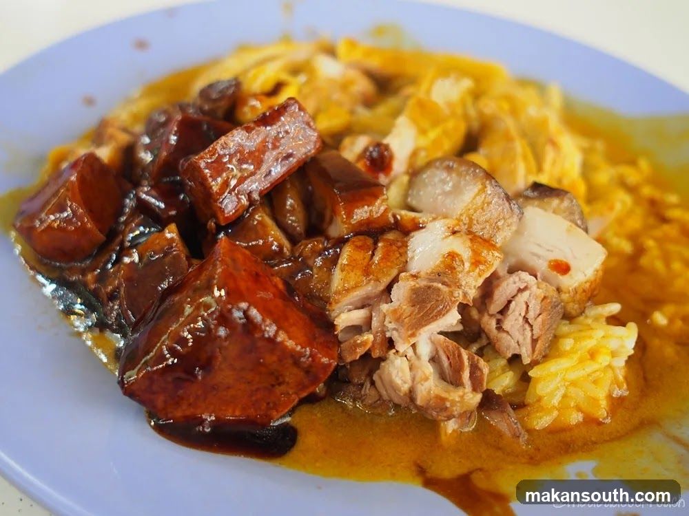 Rice with Braised Pork and Meatballs