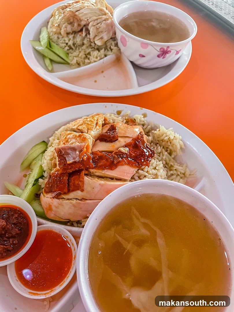 Hainanese Chicken Rice Meal