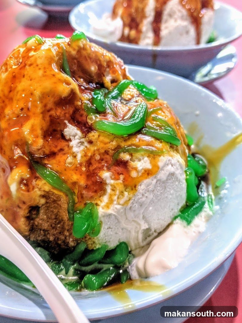 Dish with Tofu and Green Peppers