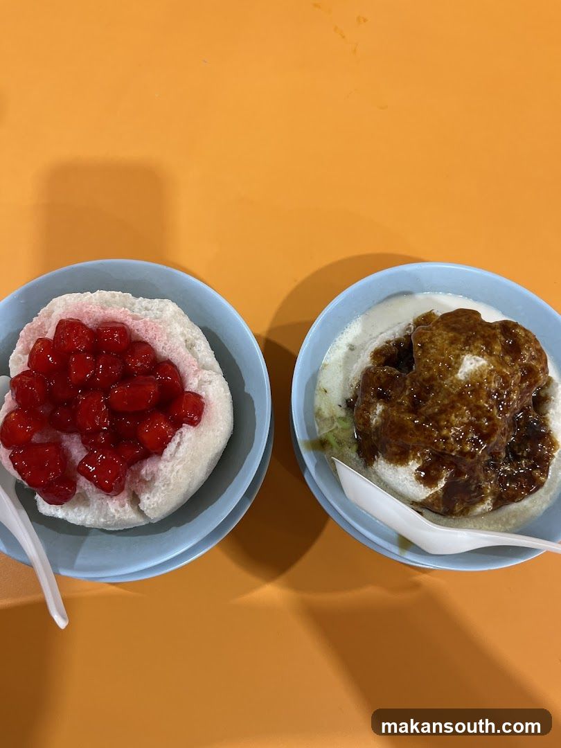 Dessert Bowls on Orange Table