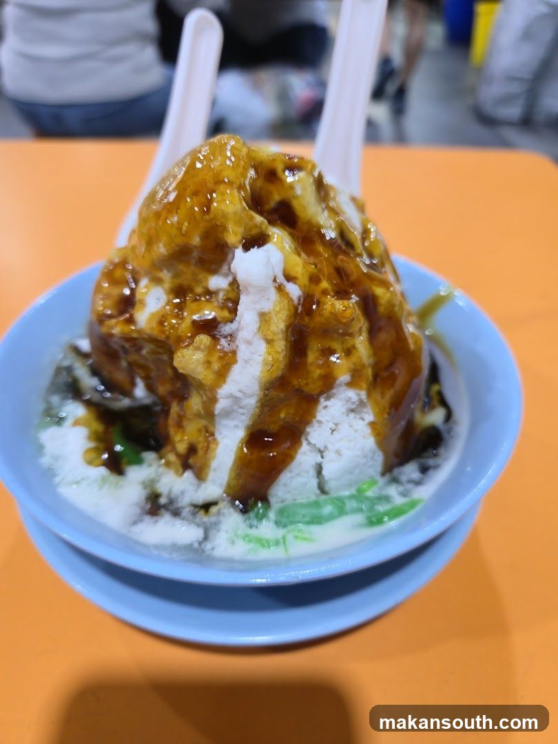 Sago with Syrup and Condensed Milk
