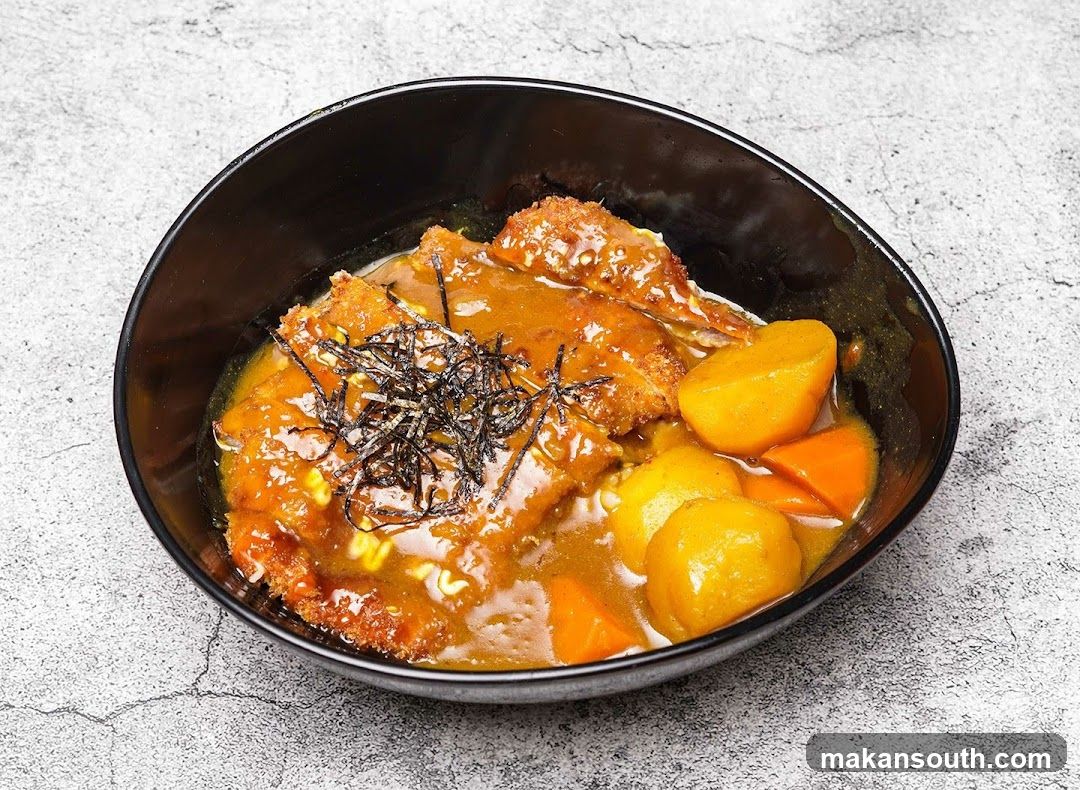 Curry Rice Bowl with Pork Cutlet