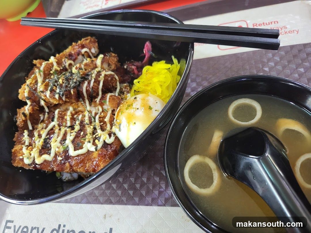 Katsu Don and Soup Set