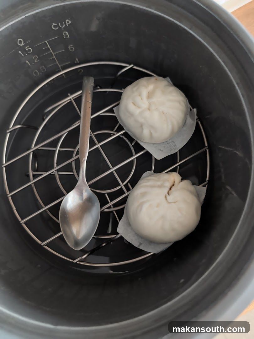 Steamed Buns in Rice Cooker