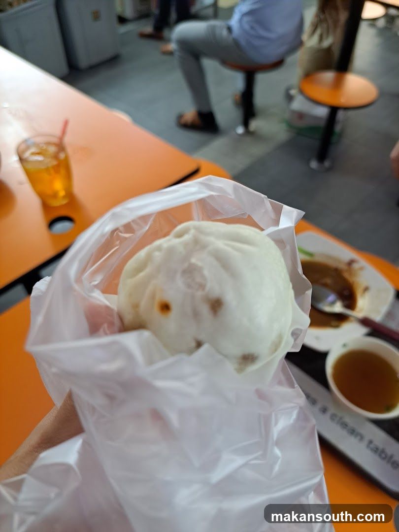 Steamed Bun in Plastic Bag