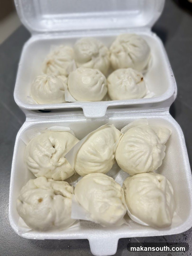 Steamed Buns in Styrofoam Container